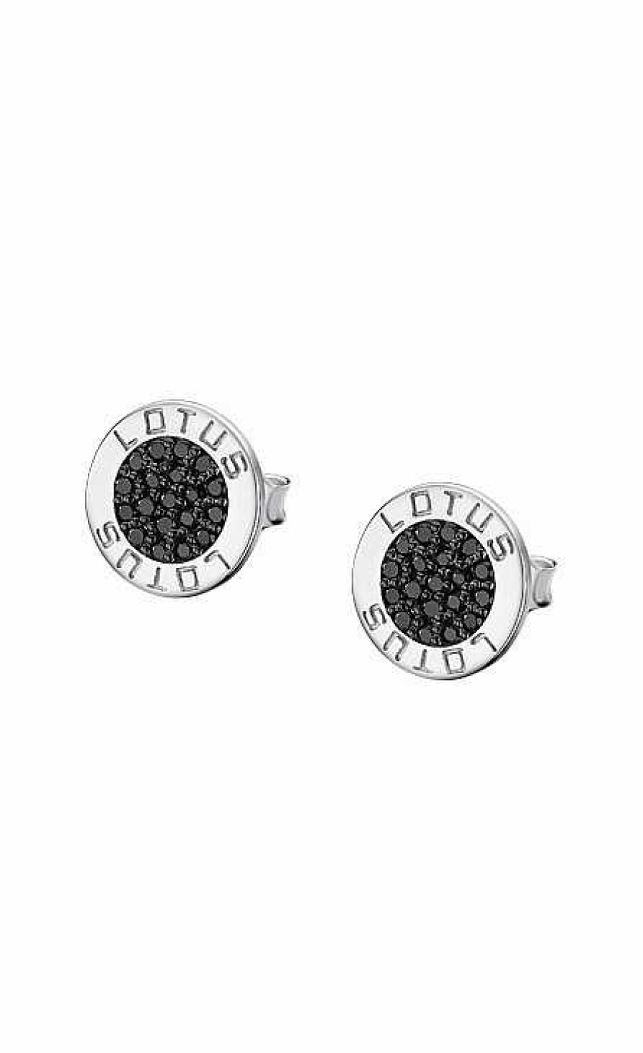 Lotus Lotus Silver Pendientes Black - Lotus