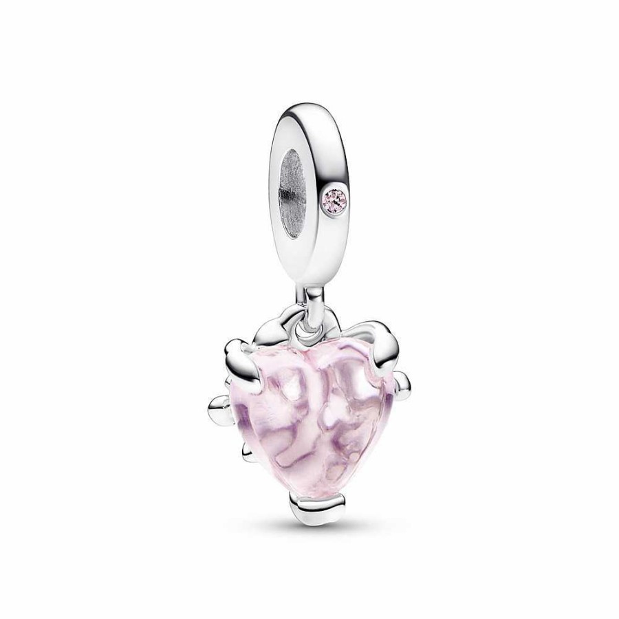 Pandora Charm Colgante Rbol De La Familia Y Coraz N Rosa - Pandora