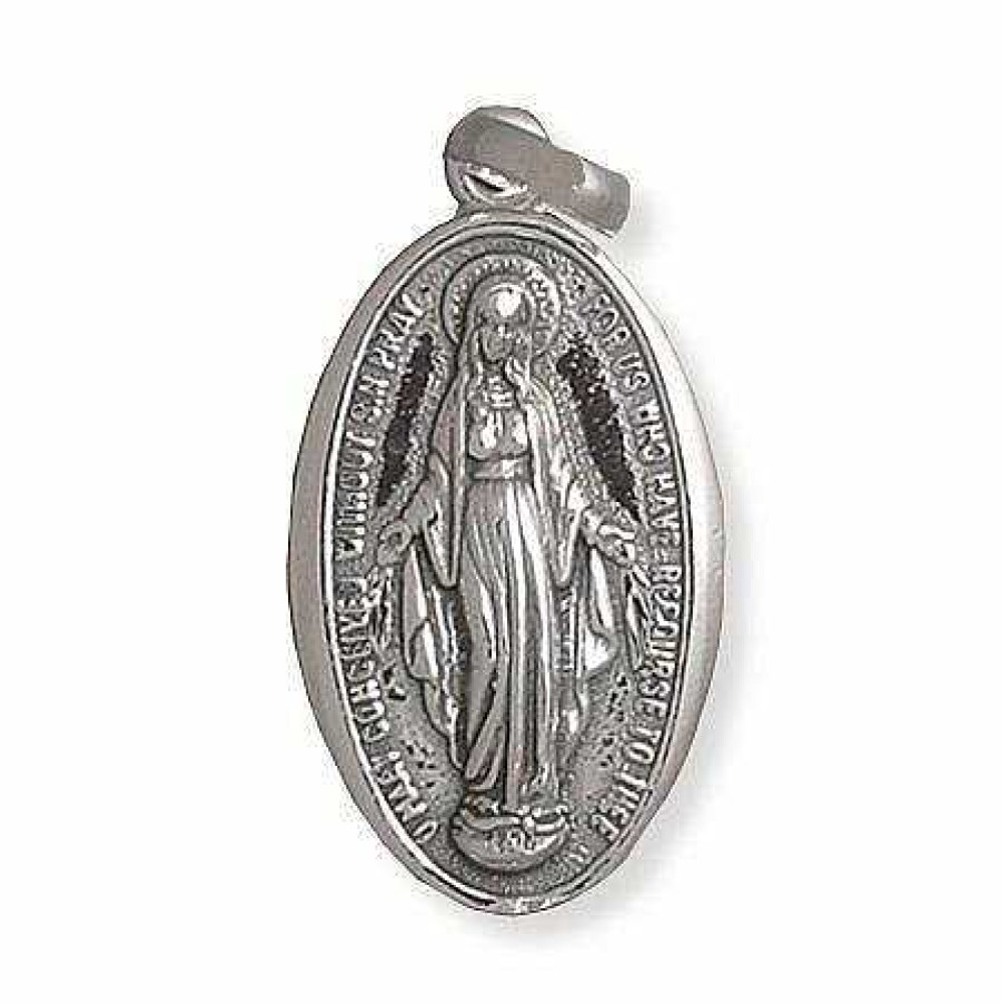 las Joyas de Irene Virgen Milagrosa En Plata De Ley