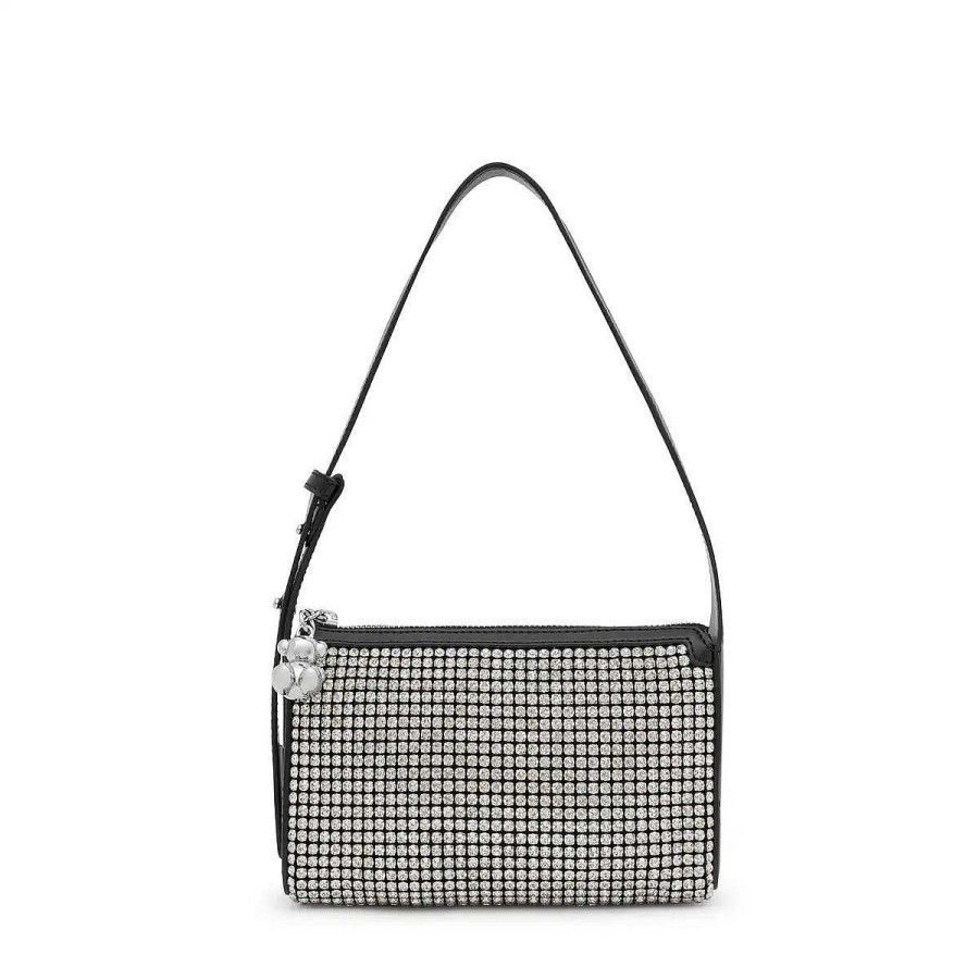 Tous Bolso De Hombro Plata Party - Tous