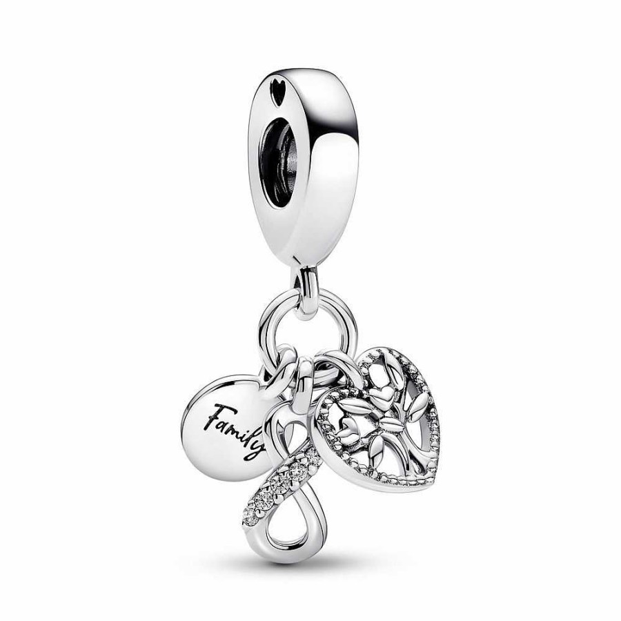 Pandora Charm Colgante Triple Infinito Familia - Pandora