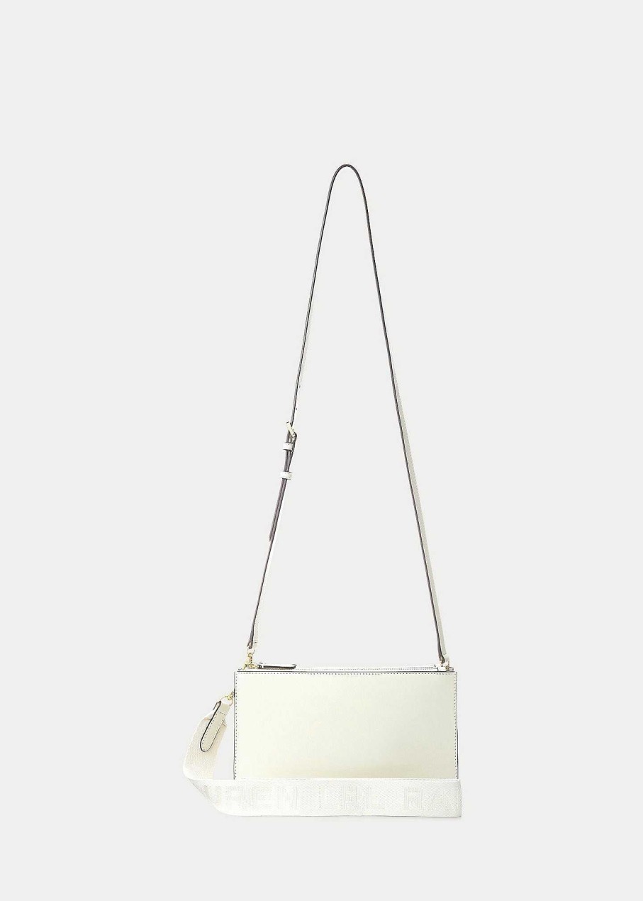 Ralph Lauren Bolso Cruzado Landyn Mediano De Piel - Ralph Lauren