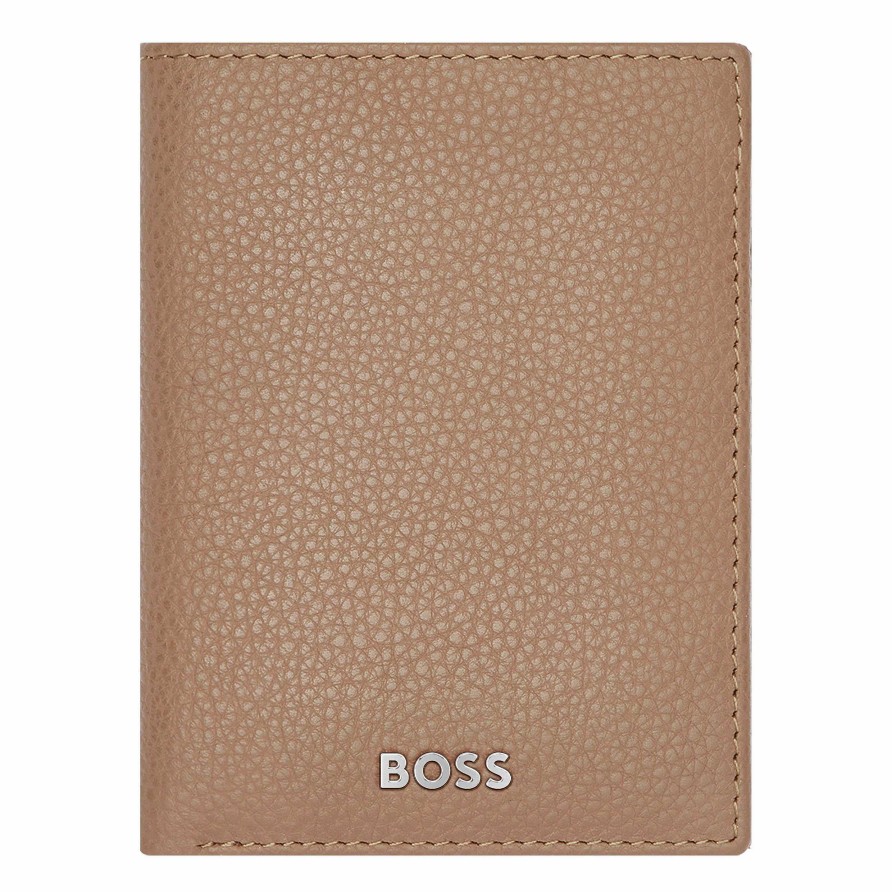 Hugo Boss Tarjetero Doble Solapa Classic Camel - Hugo Boss