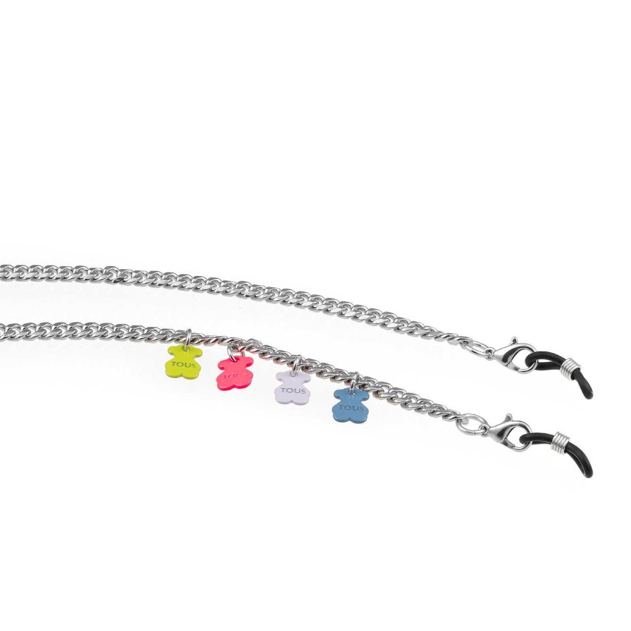 Tous Tous Cadena Mascarillas Gafas Bear Chain Plata - Tous