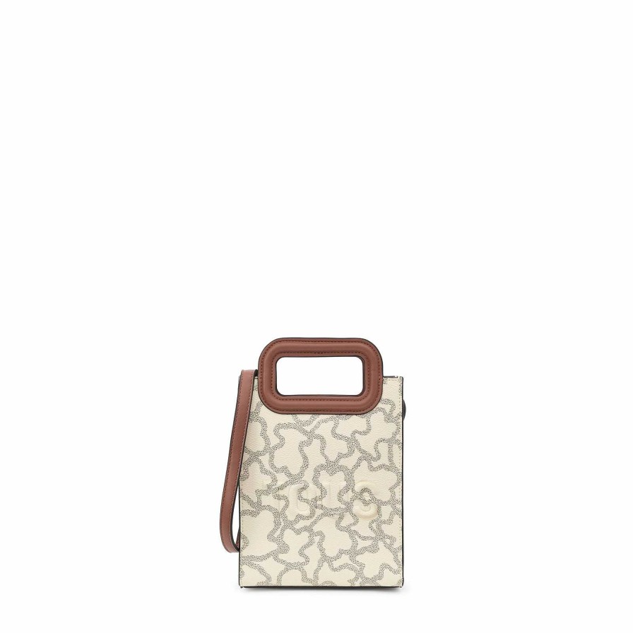 Tous Tous Mini Bolso Pop Kaos Icon Beige-Multi - Tous