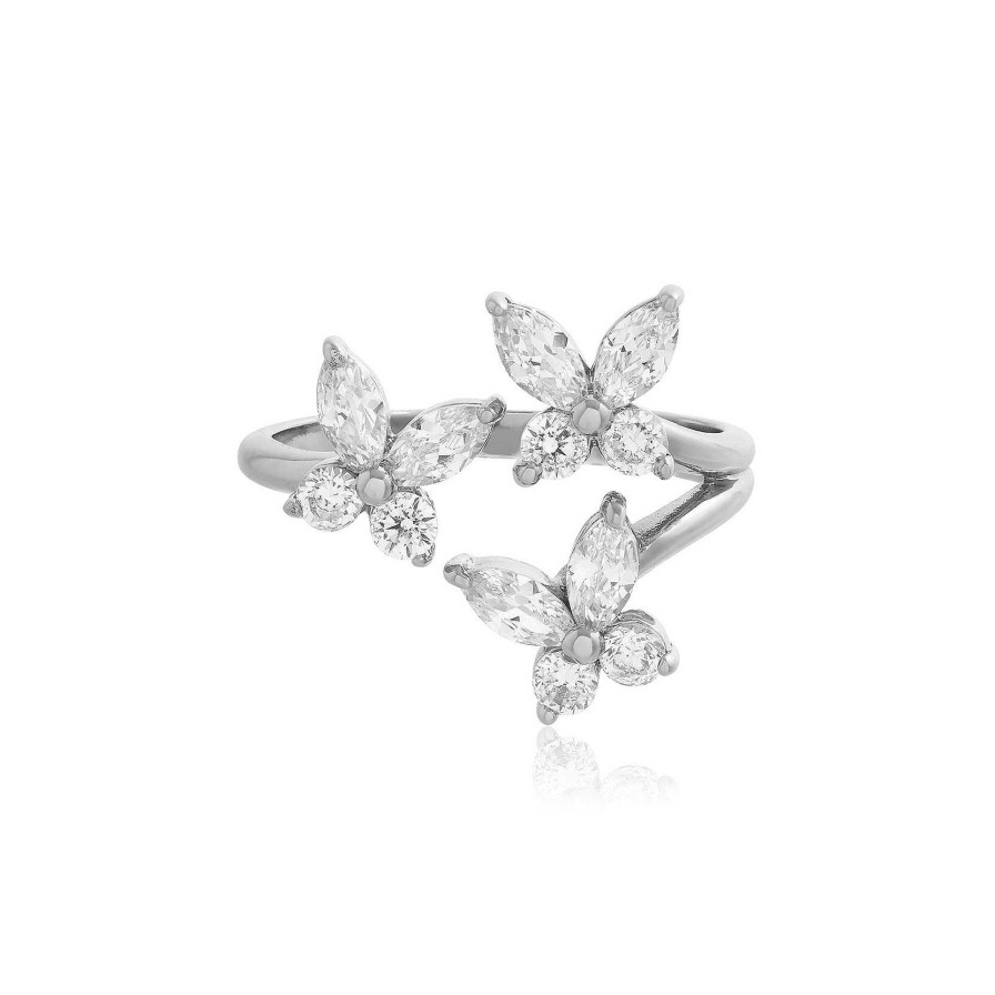 Olivia Burton Olivia Burton Anillo Abierto Mariposas Cristal - Olivia Burton J