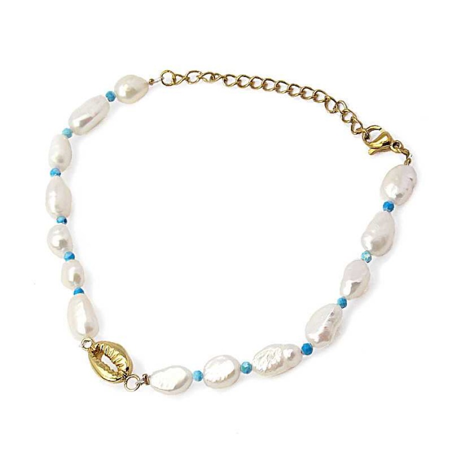 Anartxy Pulsera Mar Perlas Turquesas - Anartxy