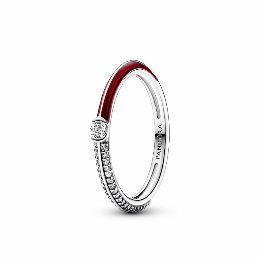 Pandora Pandora Anillo Dual Rojo Y Pav Pandora Me - Pandora