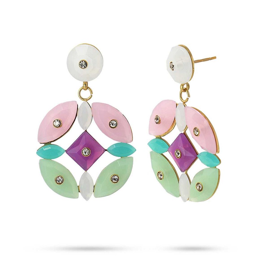 Anartxy Pendientes Piedras Color - Anartxy