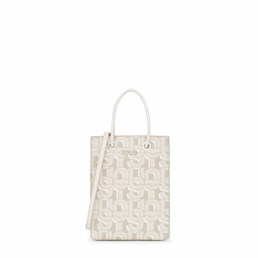 Tous Mini Bolso Beige Tous Manifesto - Tous