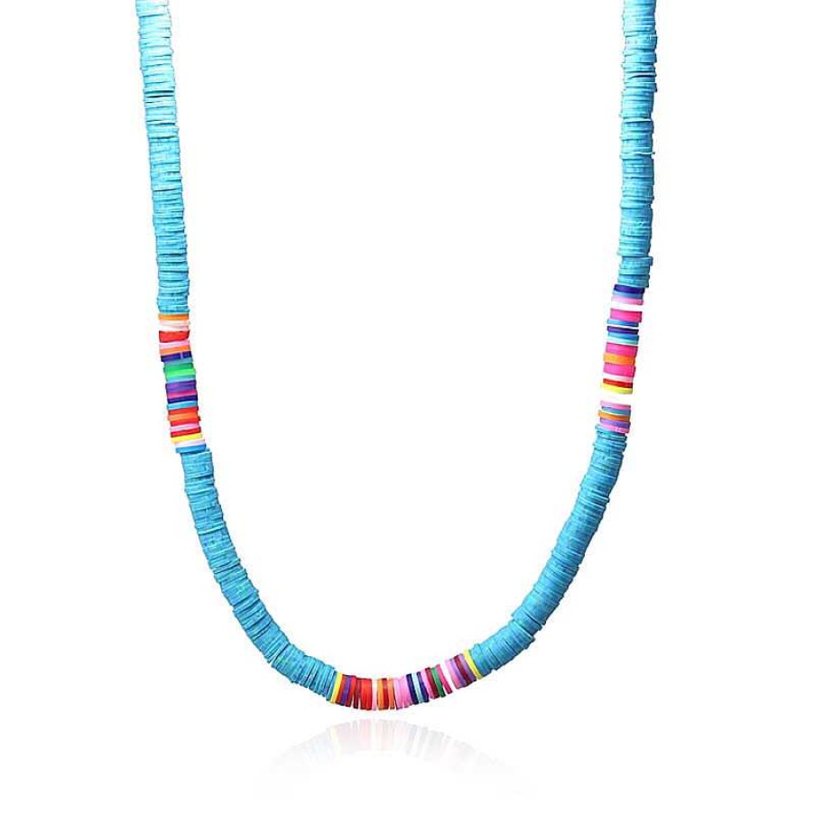 Anartxy Necklace Multicolor Inspirado En El Estilo Heishi. - Anartxy