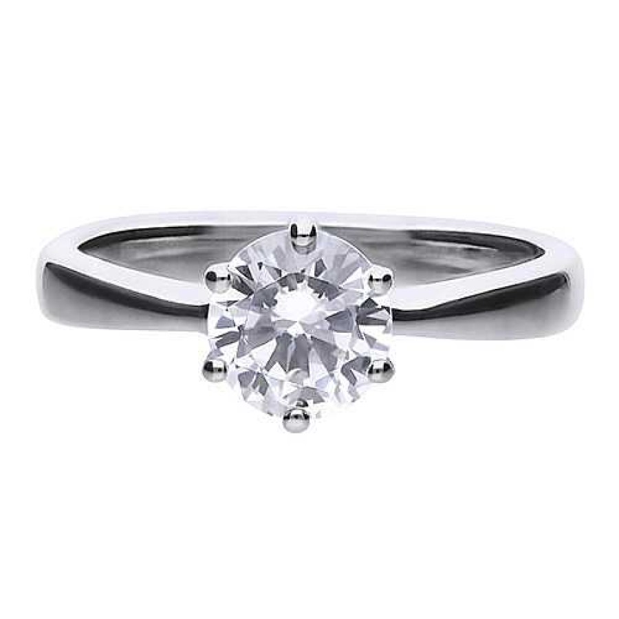 Diamonfire Diamonfire Plata Circonita 7Mm - Diamondfire