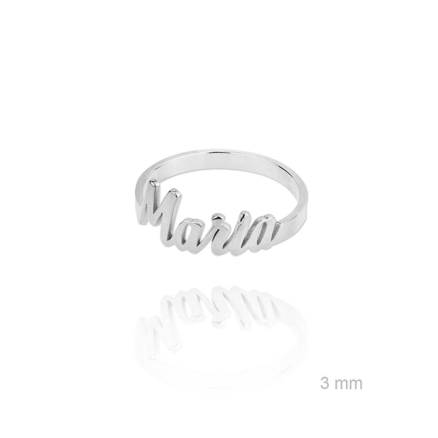 las Joyas de Irene Anillo Personalizado Plata