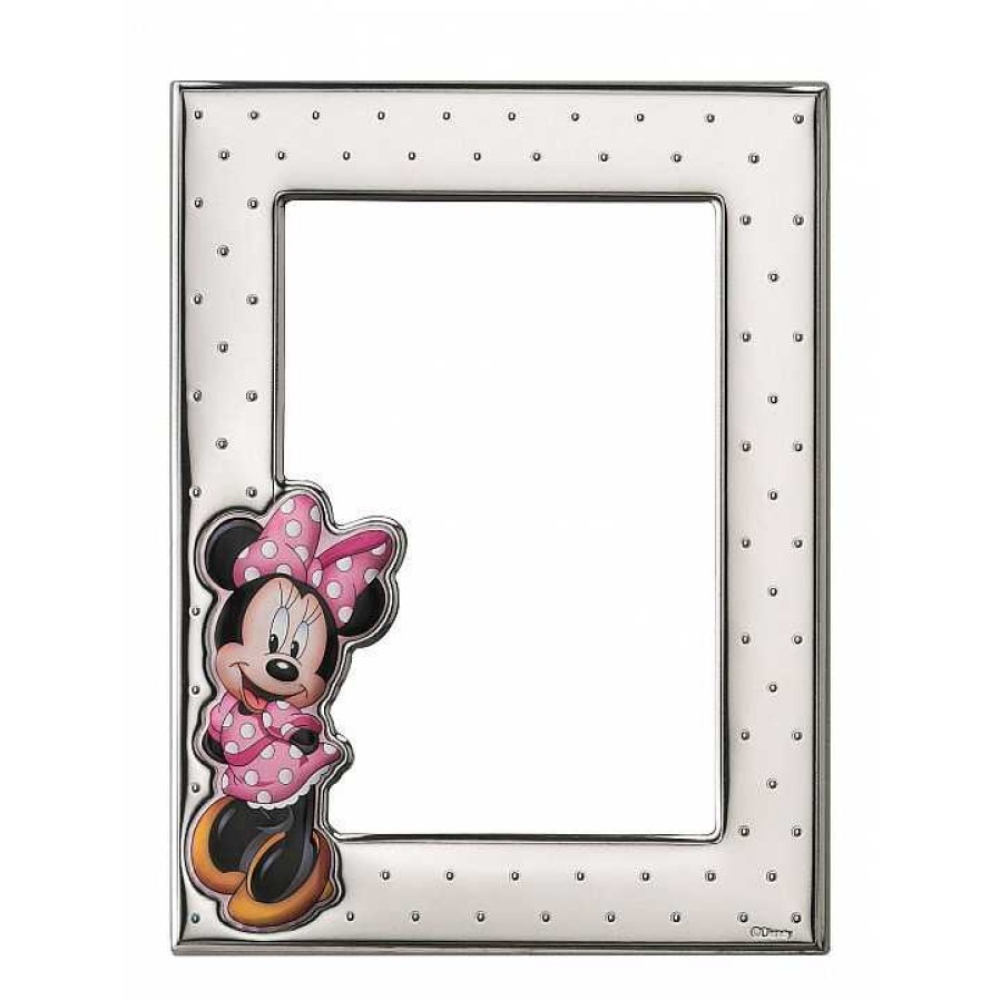 las Joyas de Irene Portafotos Minnie Mouse Rosa - Global Argenti