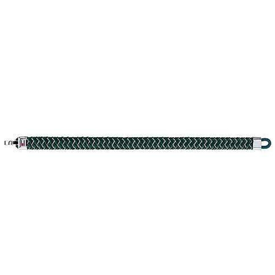 Tommy Hilfiger Pulsera Tommy Hilfiger Trenzada Verde - Tommy Joyas