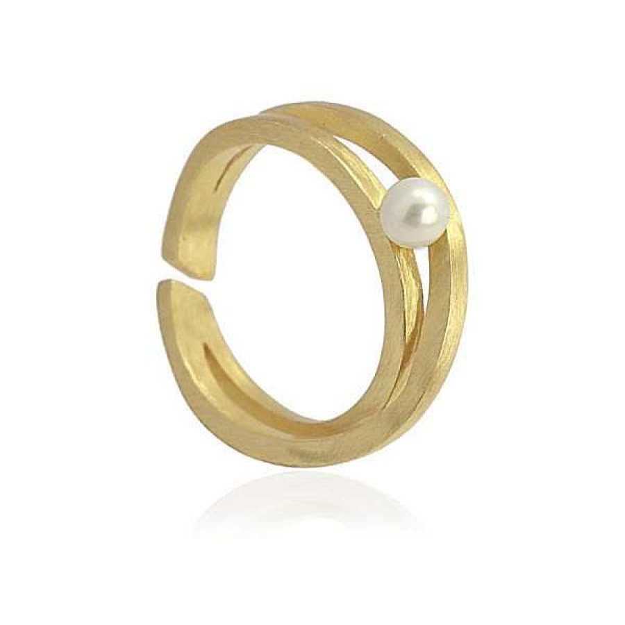 Anartxy Anartxy Anillo Perla Dorado - Anartxy