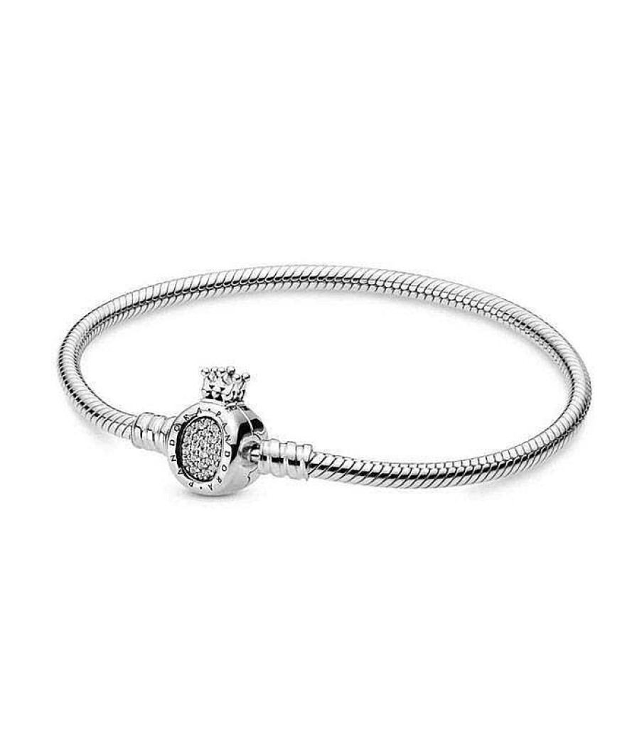 las Joyas de Irene Pulsera Pandora Cierre Corona Logo - Pandora