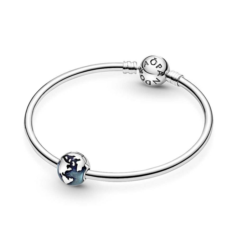 las Joyas de Irene Pandora Clip Globo Azul Esmalte - Pandora