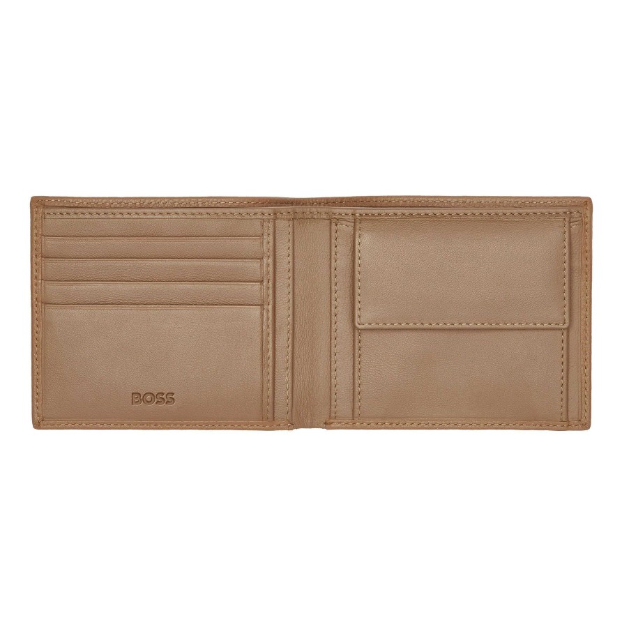 Hugo Boss Billetero Monedero Classic Granito Camel - Hugo Boss