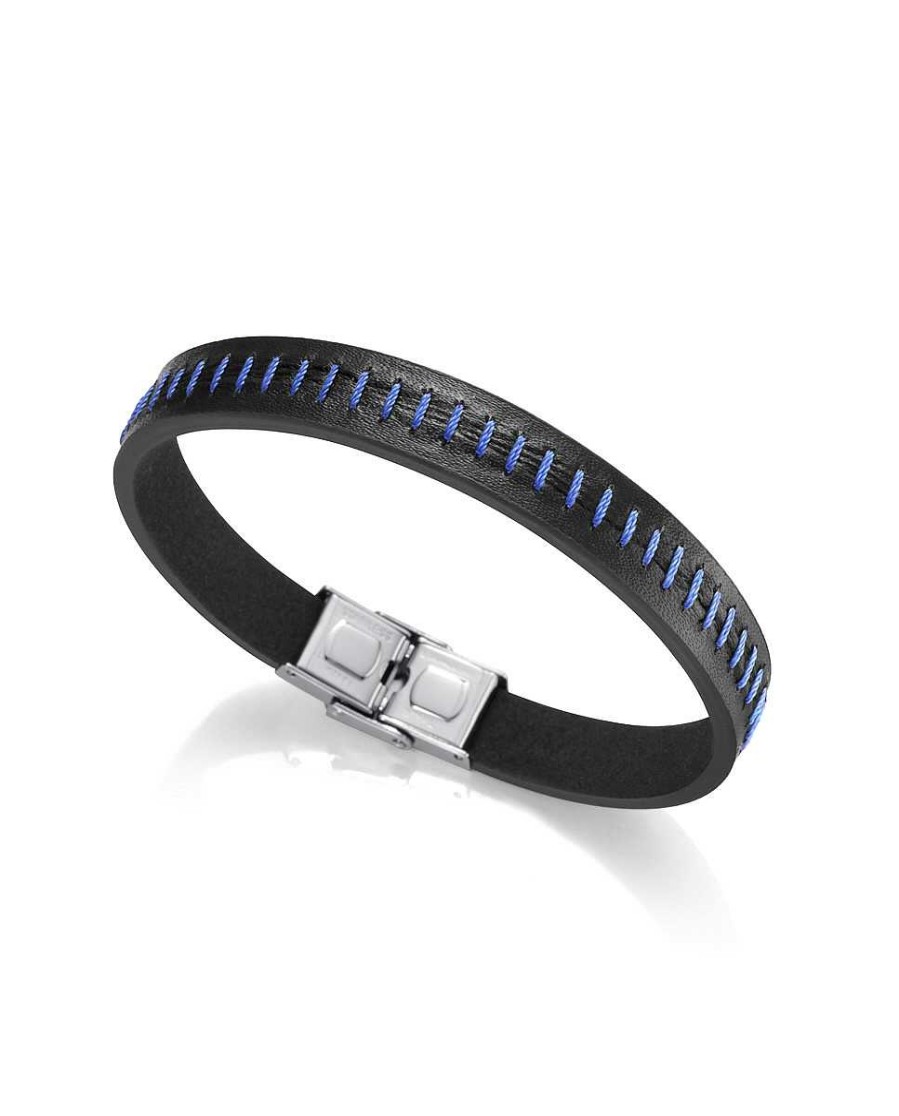 Viceroy Viceroy Pulsera Piel Pespunte Azul - Viceroy Fashion