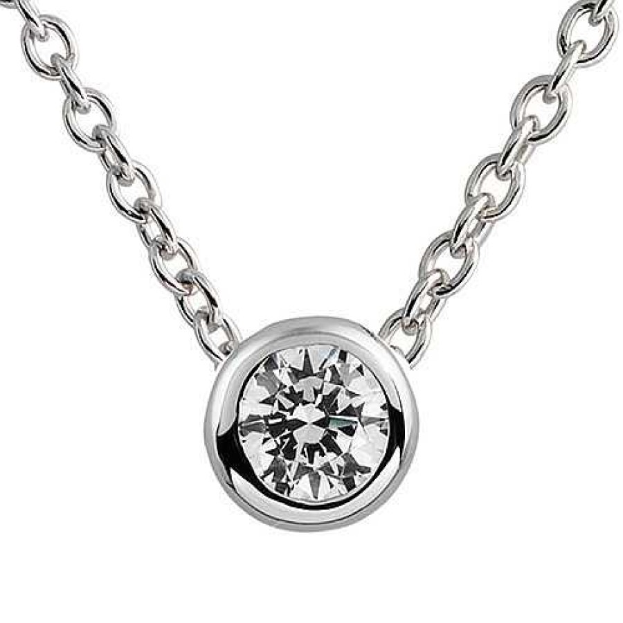 Diamonfire Diamonfire Collar Circonita 6.25Mm Plata - Diamondfire