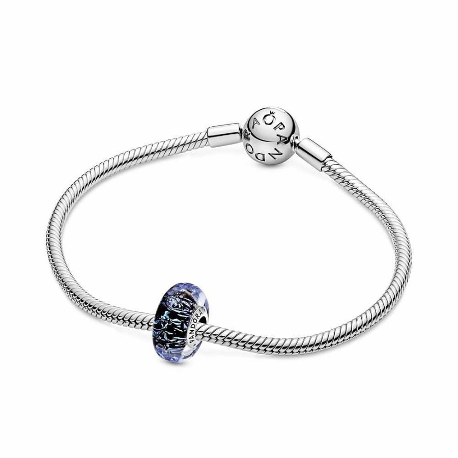 las Joyas de Irene Pandora Charm Cristal De Murano Azul Oscuro - Pandora