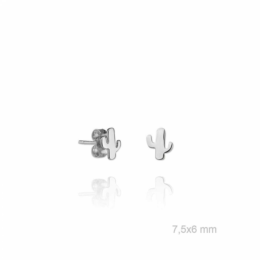 las Joyas de Irene Pendientes Minis Plata C Ctus - Joyas De Irene