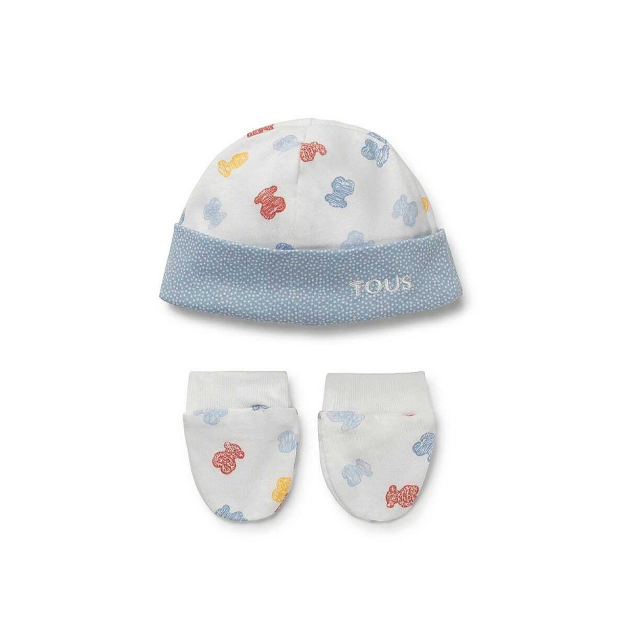 Tous baby Conjunto Baby Tous De Gorro Y Manoplas - Tous Baby