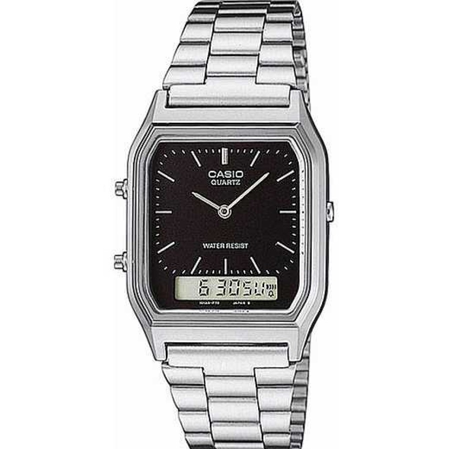 Casio Casio Acero Esfera Negra Vintage - Casio