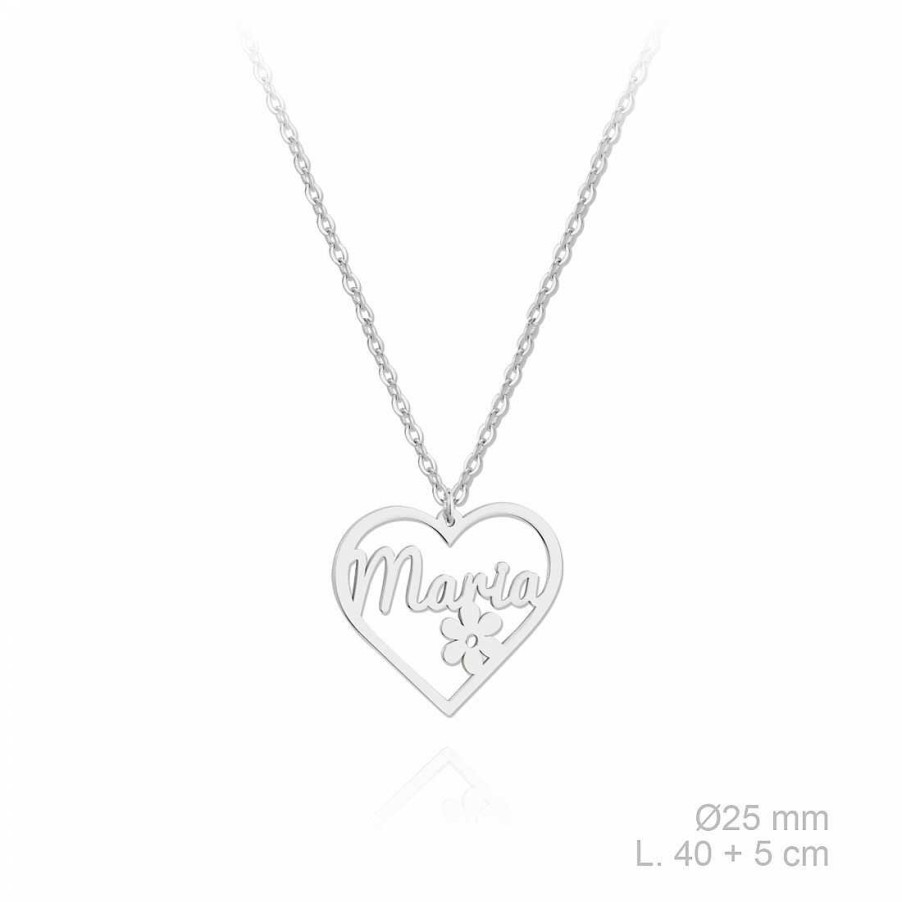 las Joyas de Irene Colllar En Plata Coraz N Personalizado