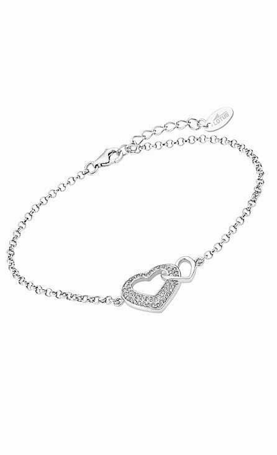 las Joyas de Irene Lotus Silver Pulsera Sra.Corazones - Lotus