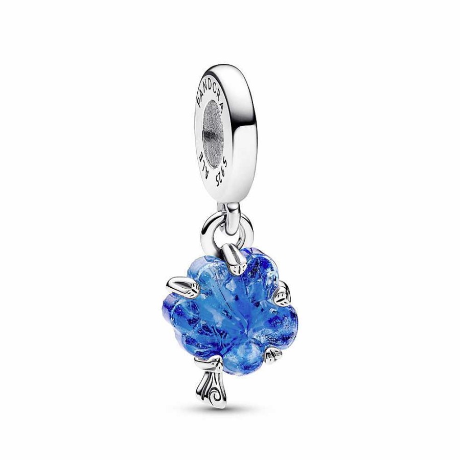 Pandora Charm Colgante Rbol Familiar Cristal Murano Azul - Pandora