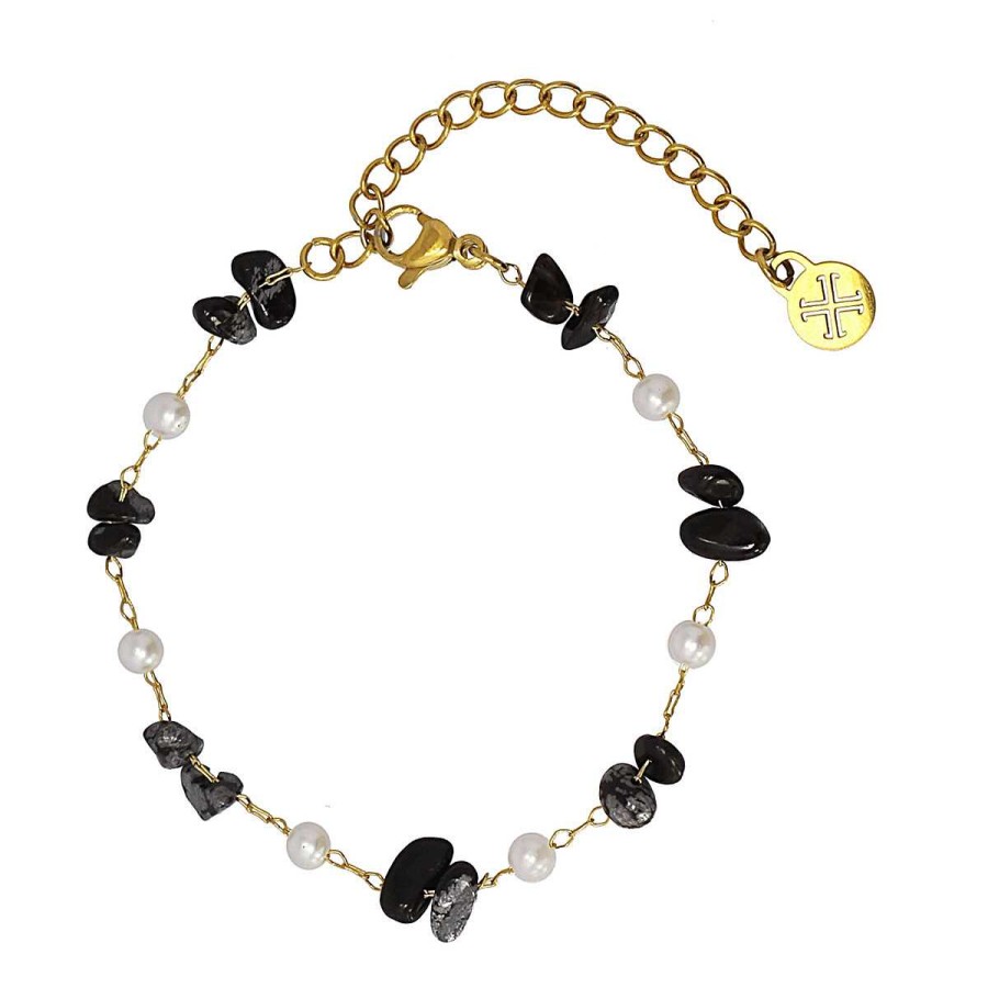 Anartxy Anartxy Pulsera Perla Onix - Anartxy