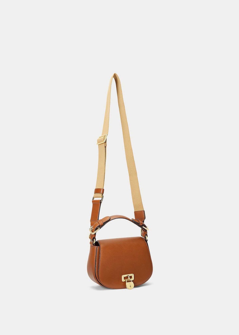 Ralph Lauren Bolso Cruzado Tanner Mediano De Piel - Ralph Lauren