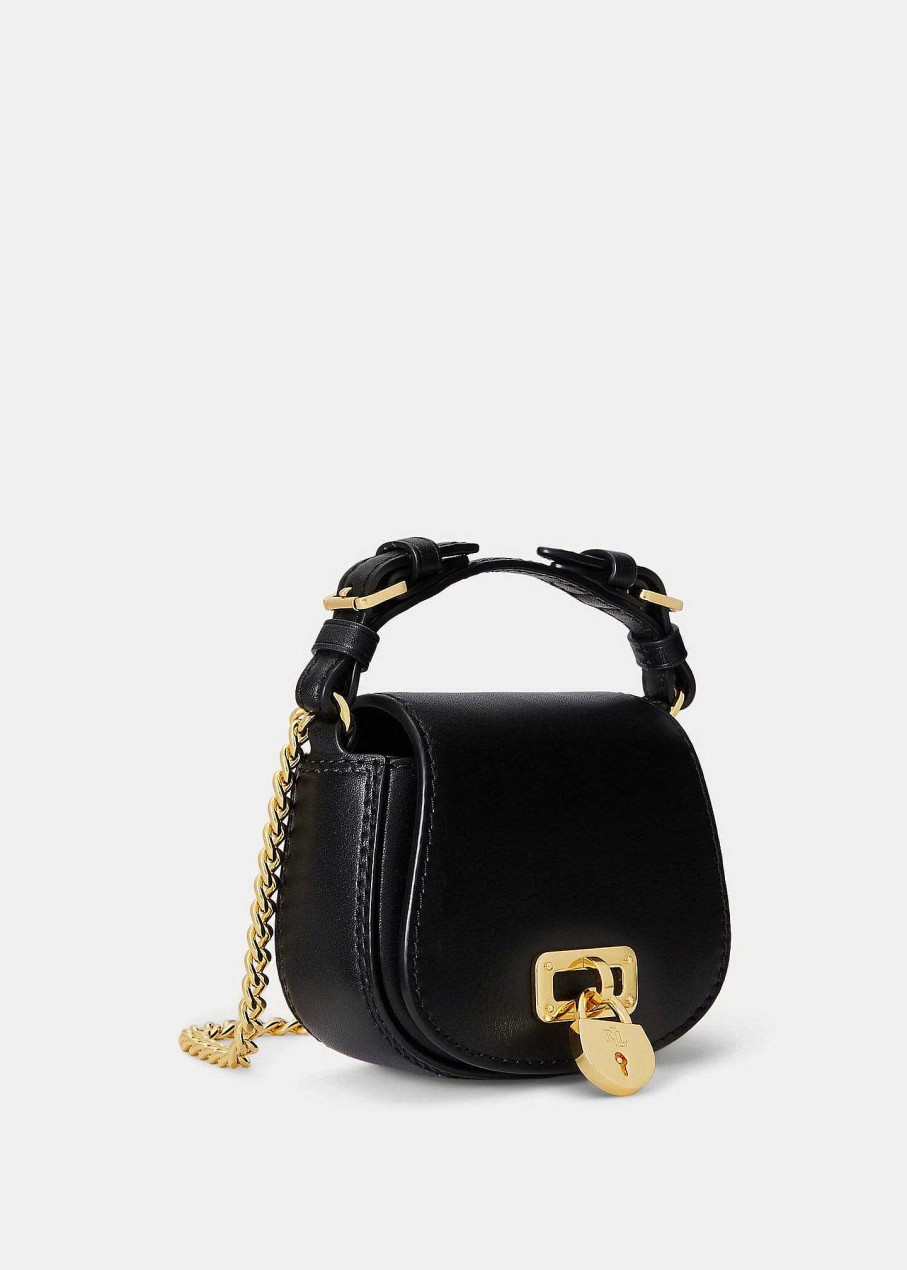 Ralph Lauren Bolso Mini Tanner Cruzado De Piel - Ralph Lauren