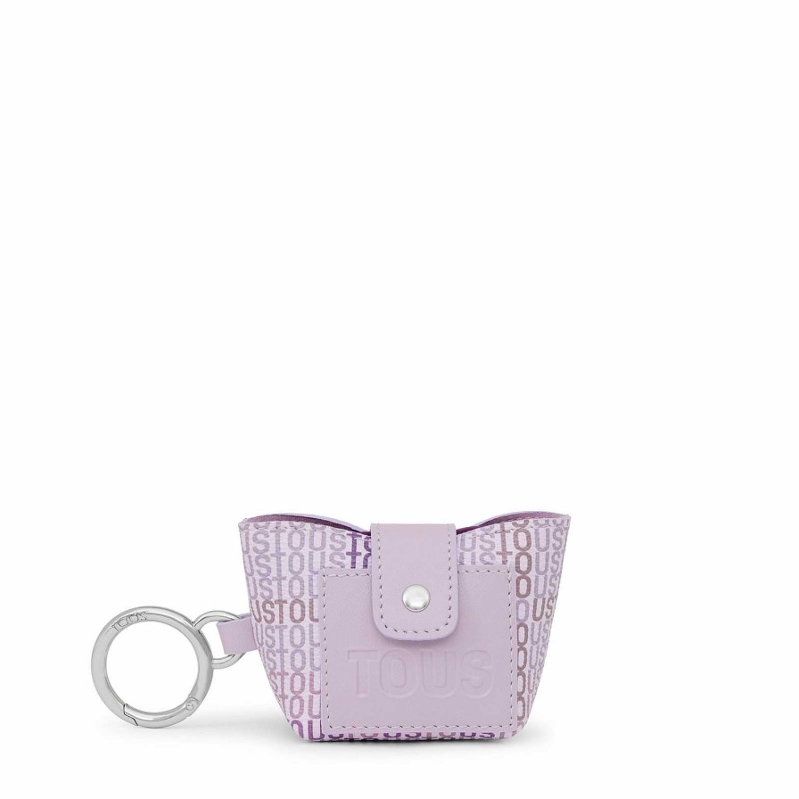 Tous Mini Colgante Malva Con Bolsa Interior Tous Cecilia - Tous